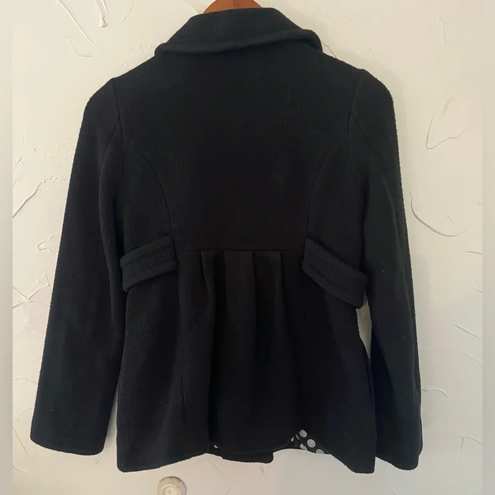 XX1 Forever 21 Black Pea Coat Size Small - Picture 2 of 16